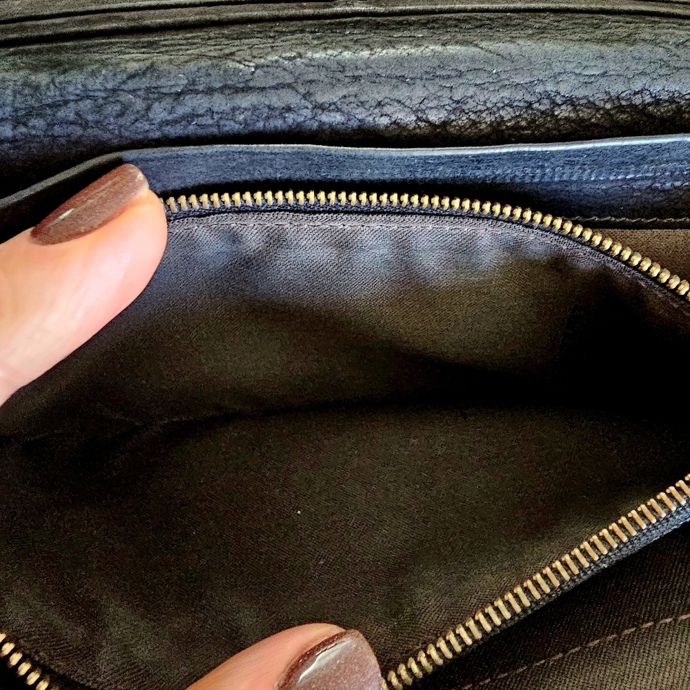 Fendi Black Leather Wallet with Gold Studs - Picture 8 of 11